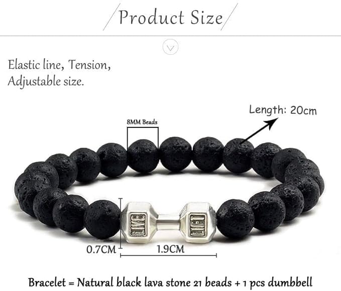 Mens Dumbbell Bracelet - Weights for Gym and Workout - Image 3